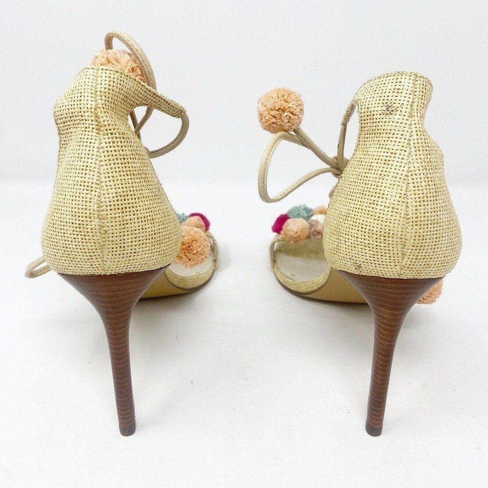 Louise et Cie Kizzy Colorful Pom Pom Heels 10 - Picture 8 of 10